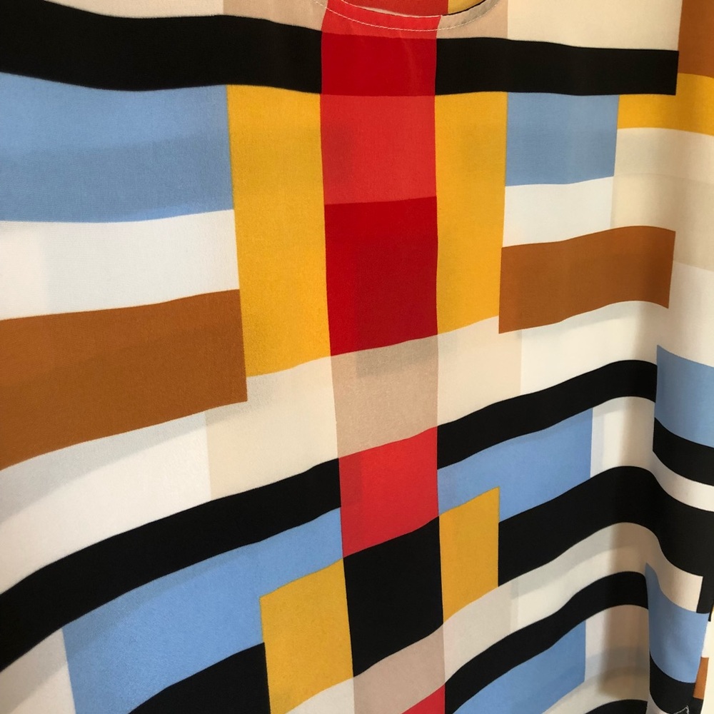 Color Block Blouse - Picture 4 of 6